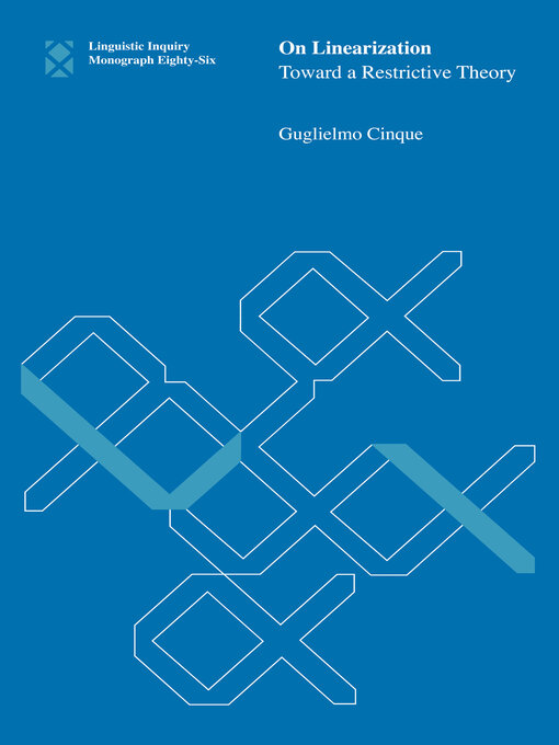 Title details for On Linearization by Guglielmo Cinque - Available